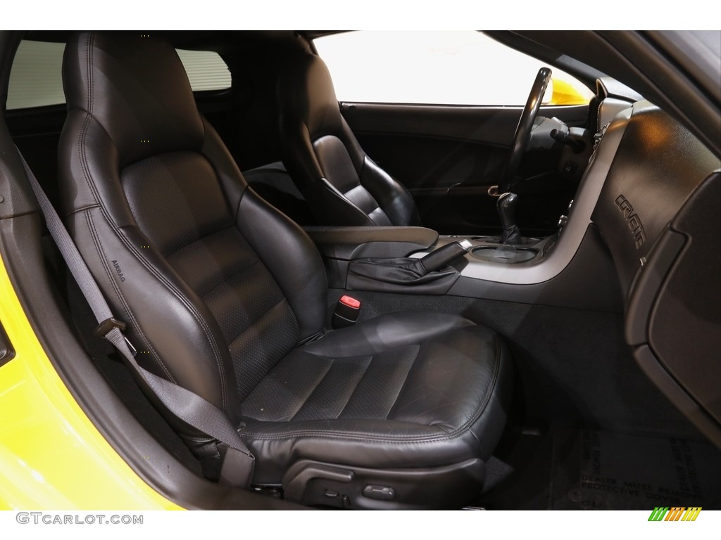 2006 Corvette Coupe - Velocity Yellow / Ebony Black photo #15