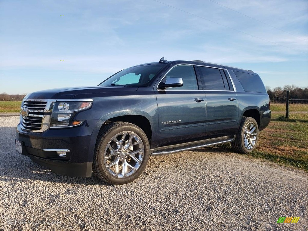 2017 Suburban Premier 4WD - Blue Velvet Metallic / Jet Black photo #1