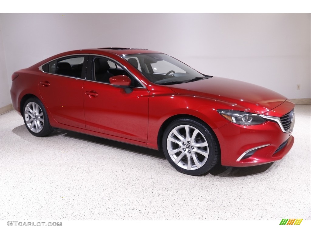 2017 Mazda6 Touring - Soul Red Metallic / Black photo #1