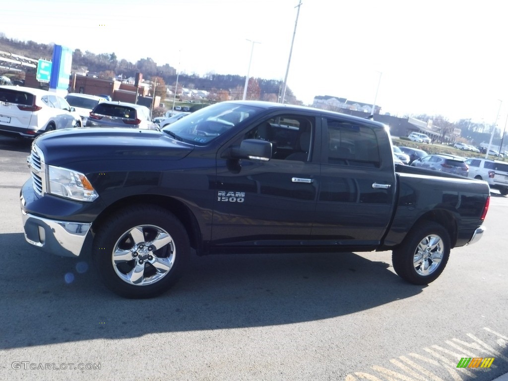 2015 1500 SLT Crew Cab 4x4 - Maximum Steel Metallic / Black/Diesel Gray photo #4