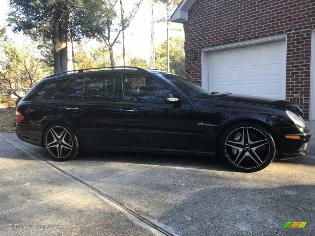 Black 2006 Mercedes-Benz E 55 AMG Wagon Exterior Photo #143318867