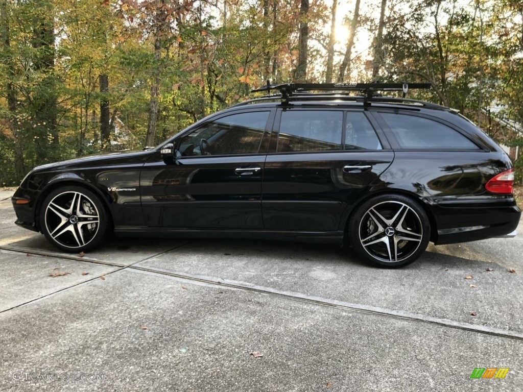Black 2006 Mercedes-Benz E 55 AMG Wagon Exterior Photo #143318951