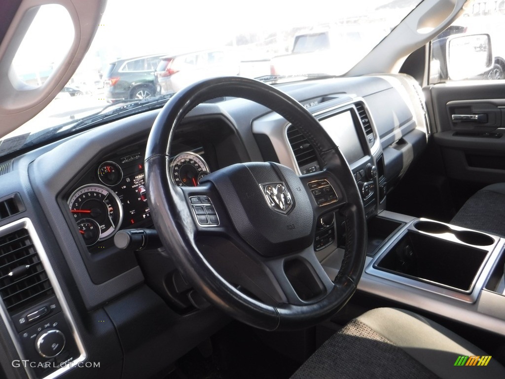 2015 1500 SLT Crew Cab 4x4 - Maximum Steel Metallic / Black/Diesel Gray photo #12