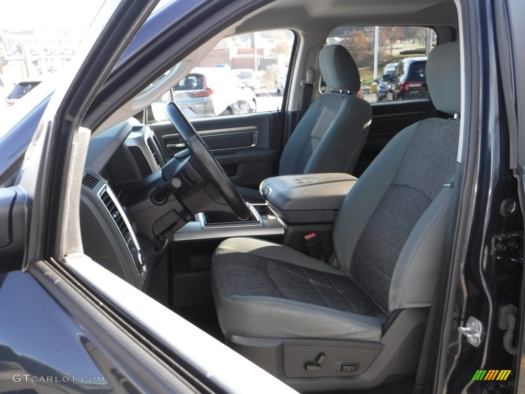 2015 1500 SLT Crew Cab 4x4 - Maximum Steel Metallic / Black/Diesel Gray photo #13