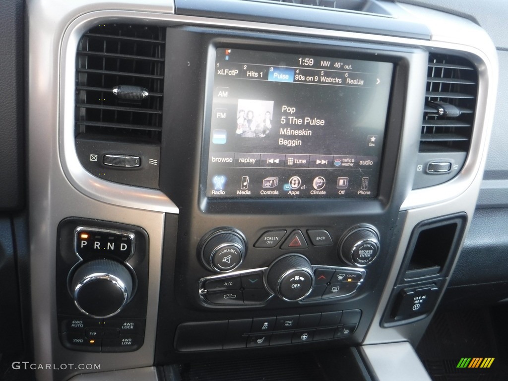2015 1500 SLT Crew Cab 4x4 - Maximum Steel Metallic / Black/Diesel Gray photo #19