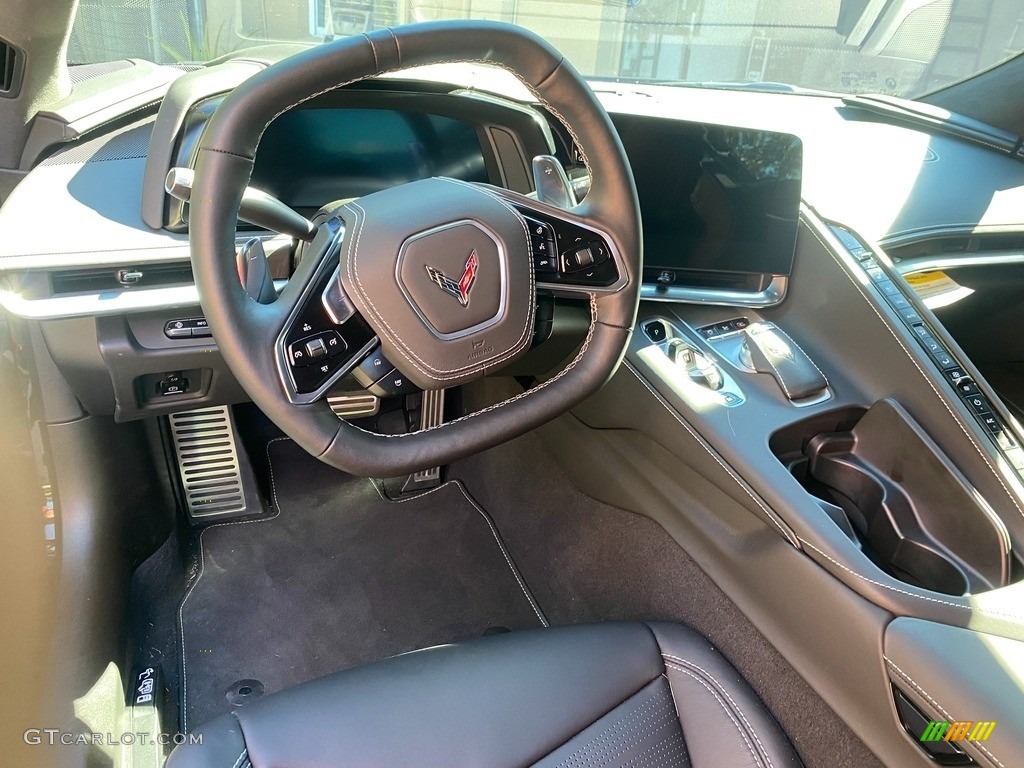 2021 Chevrolet Corvette Stingray Coupe Jet Black Dashboard Photo #143319290
