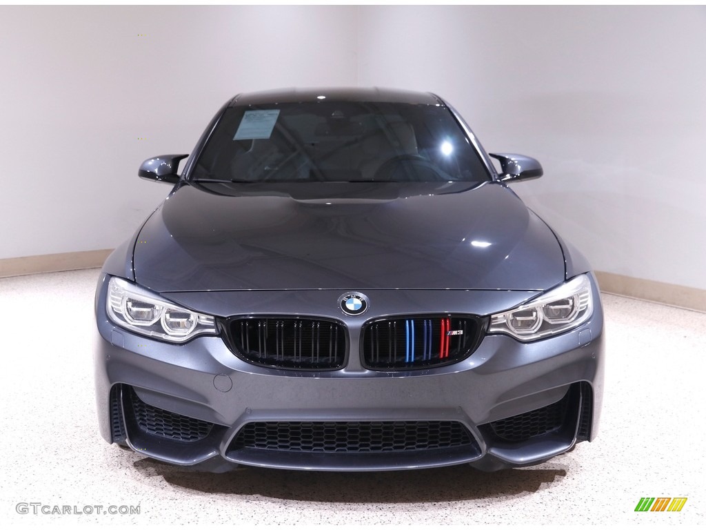 2017 M3 Sedan - Mineral Grey Metallic / Silverstone photo #2