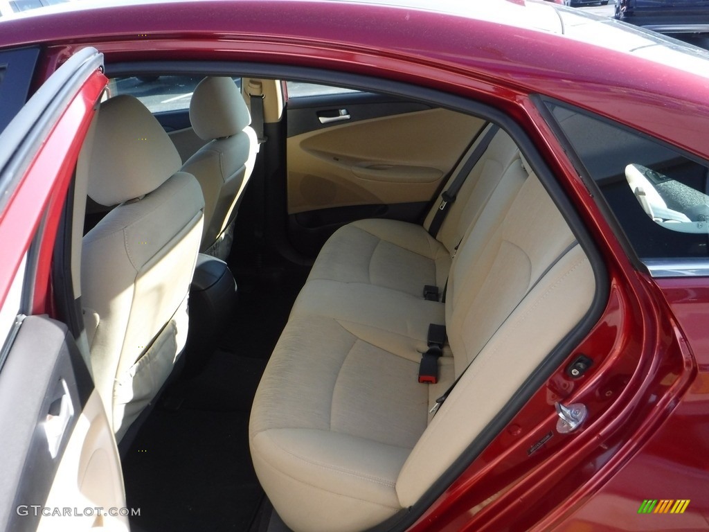 2012 Sonata GLS - Sparkling Ruby Red / Camel photo #25
