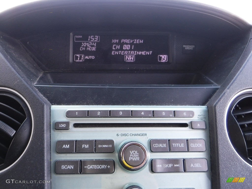 2011 Pilot EX-L 4WD - Taffeta White / Gray photo #17