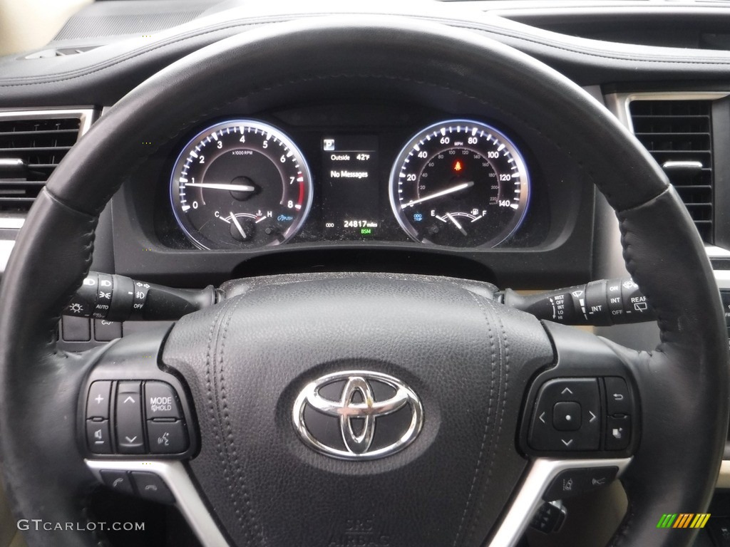 2019 Highlander XLE AWD - Alumina Jade Metallic / Almond photo #24