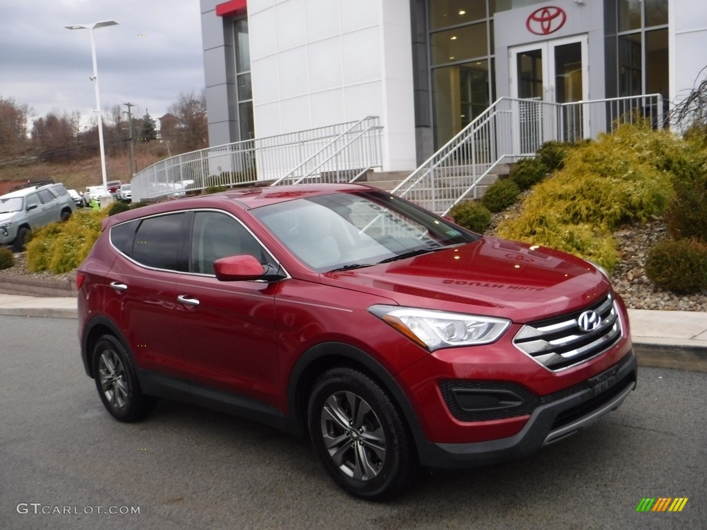 2014 Santa Fe Sport AWD - Serrano Red / Beige photo #1