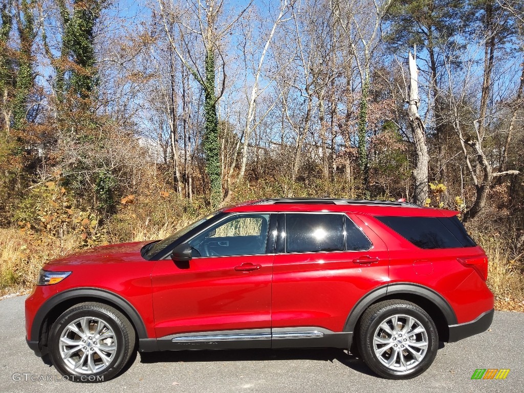 2020 Explorer XLT 4WD - Rapid Red Metallic / Ebony photo #1