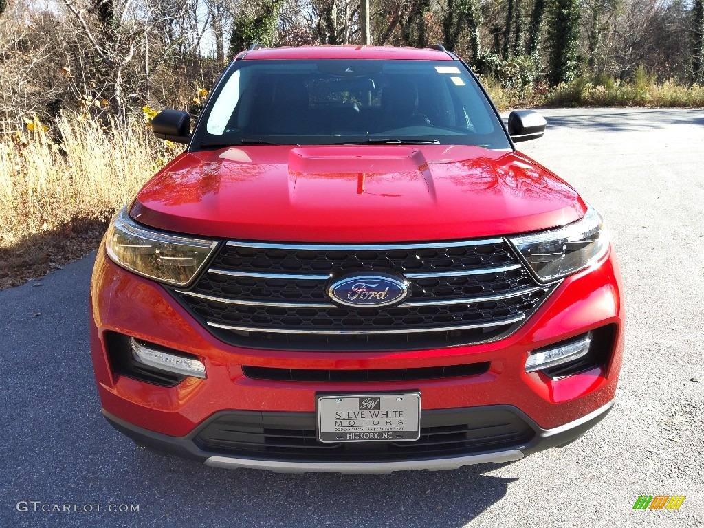 2020 Explorer XLT 4WD - Rapid Red Metallic / Ebony photo #3