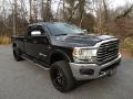 Diamond Black Crystal Pearl - 3500 Laramie Longhorn Crew Cab 4x4 Photo No. 5