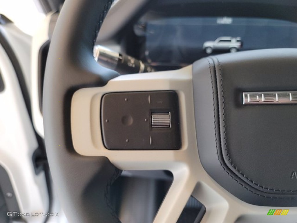 2022 Land Rover Defender 110 X-Dynamic HSE Ebony Steering Wheel Photo #143323869