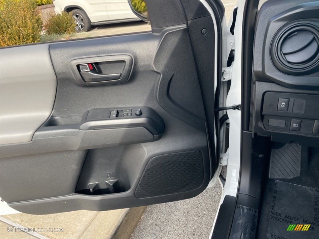 2022 Toyota Tacoma SR Access Cab Cement Gray Door Panel Photo #143323926