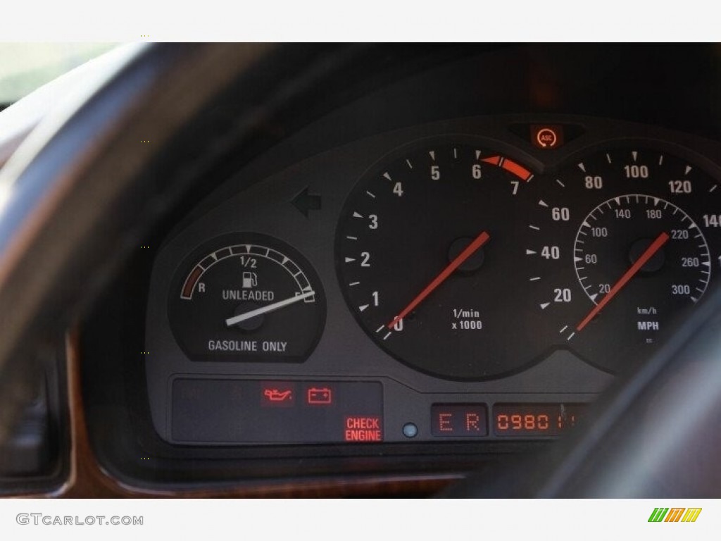 1991 BMW 8 Series 850i Coupe Gauges Photos