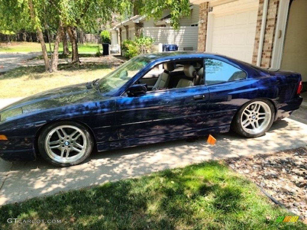 Mauritius Blue 1991 BMW 8 Series 850i Coupe Exterior Photo #143324631