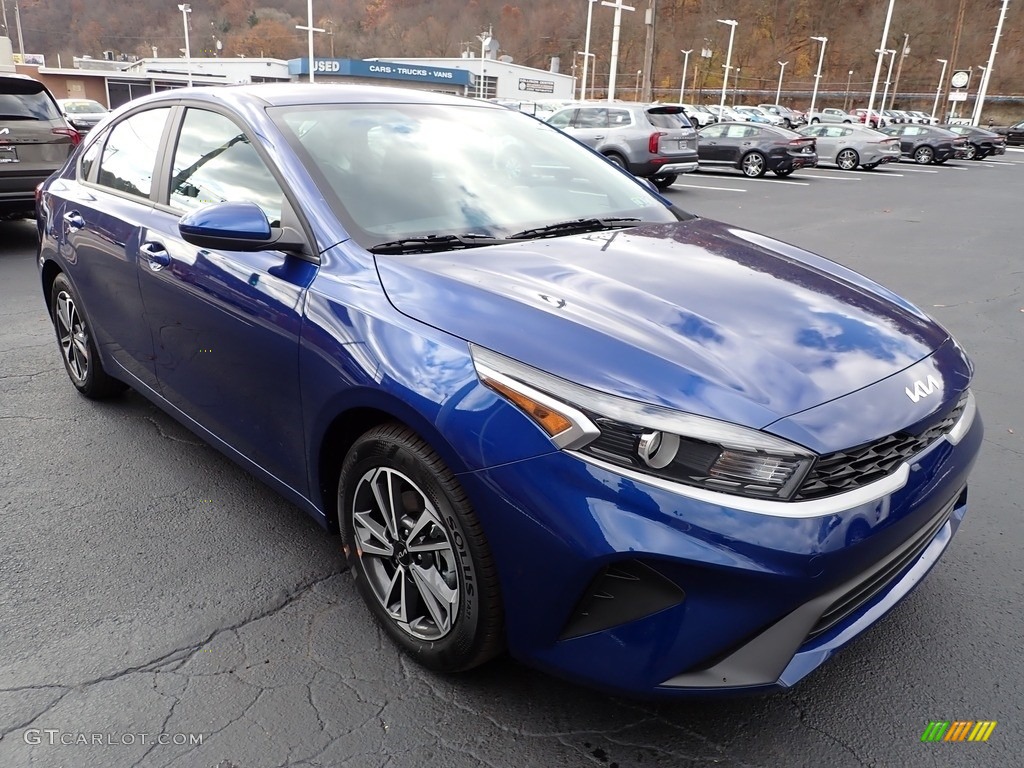 Deep Sea Blue 2022 Kia Forte LXS Exterior Photo #143324874
