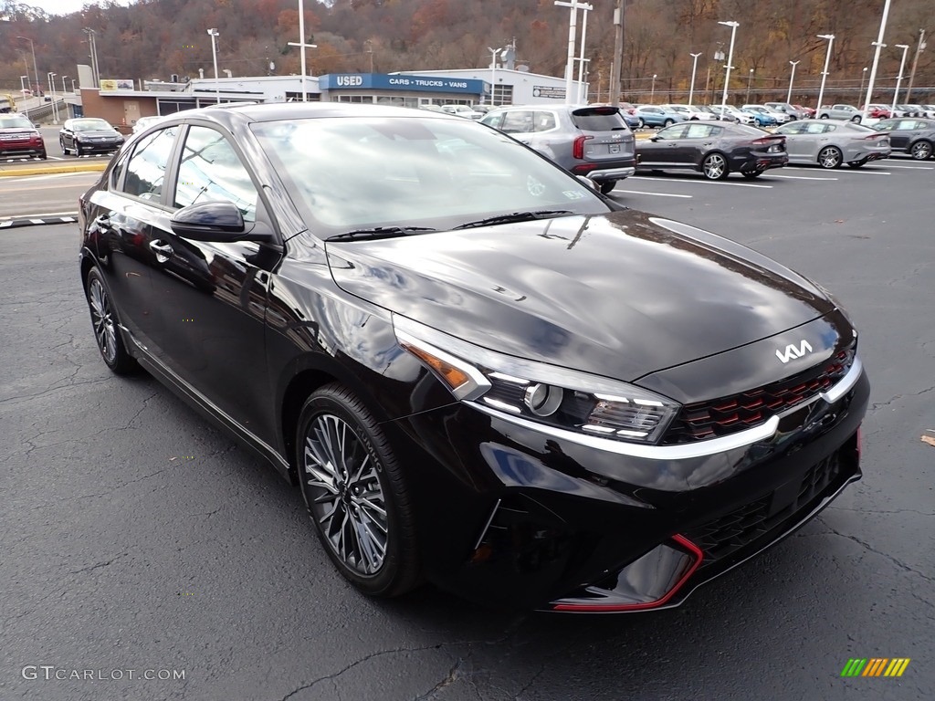 Aurora Black 2022 Kia Forte GT-Line Exterior Photo #143325309