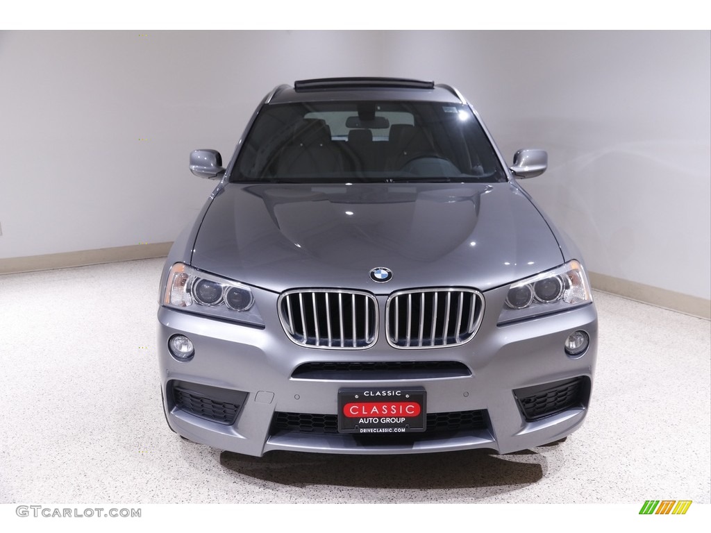 2013 X3 xDrive 28i - Space Gray Metallic / Mojave photo #2