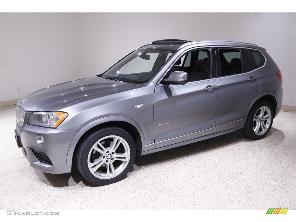 2013 X3 xDrive 28i - Space Gray Metallic / Mojave photo #3