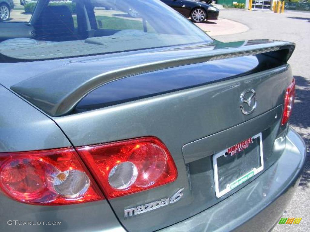 2004 MAZDA6 s Sedan - Sepang Green Metallic / Beige photo #27