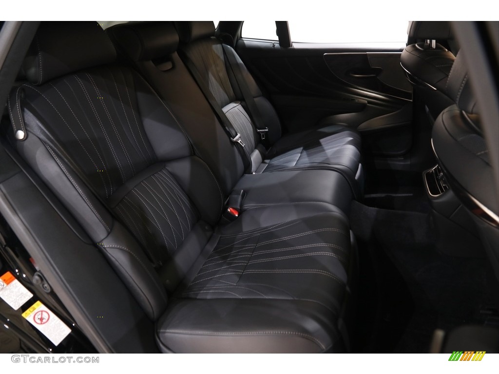 Black Interior 2018 Lexus LS 500 AWD Photo #143326410