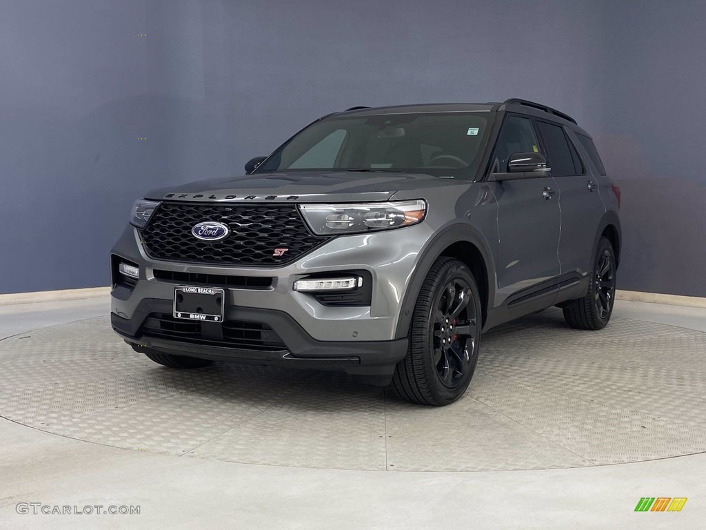 2021 Explorer ST 4WD - Carbonized Gray Metallic / Ebony photo #3