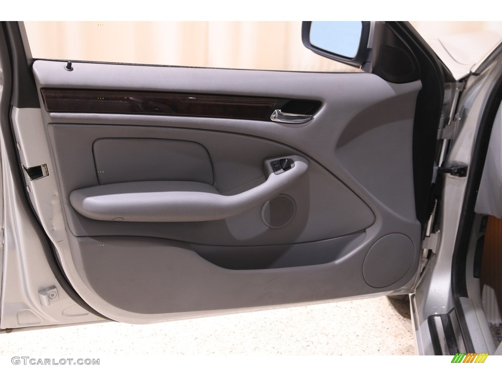 2001 BMW 3 Series 325i Wagon Black Door Panel Photo #143327457
