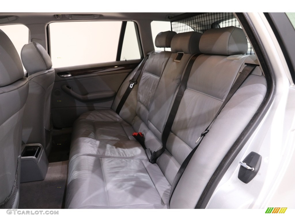 2001 3 Series 325i Wagon - Titanium Silver Metallic / Black photo #14