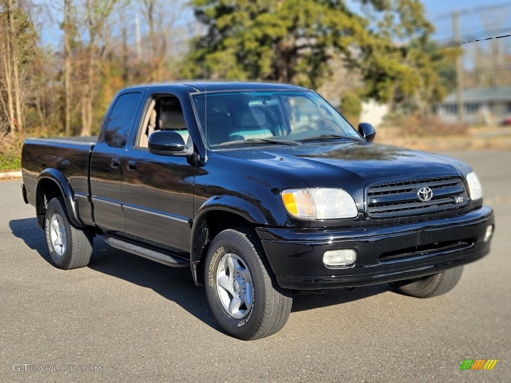 Black 2001 Toyota Tundra Limited Extended Cab 4x4 Exterior Photo #143328062