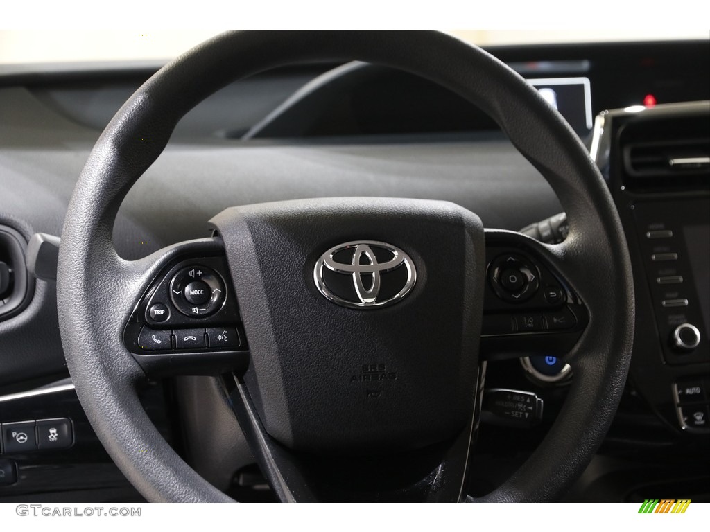 2020 Prius LE - Electric Storm Blue / Black photo #7