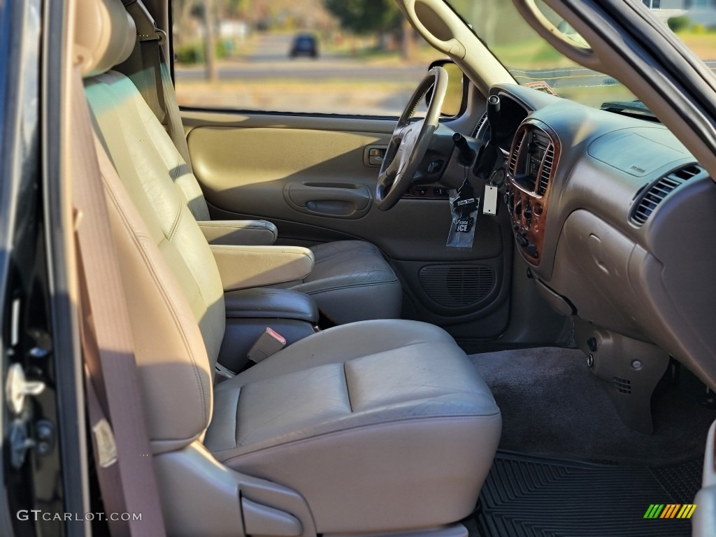 Gray Interior 2001 Toyota Tundra Limited Extended Cab 4x4 Photo #143328305