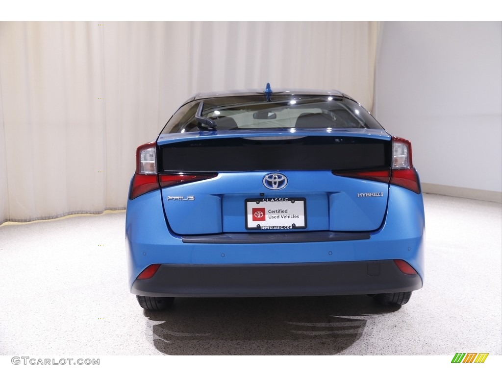 2020 Prius LE - Electric Storm Blue / Black photo #17