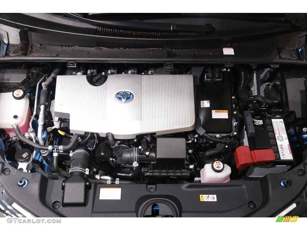 2020 Prius LE - Electric Storm Blue / Black photo #18