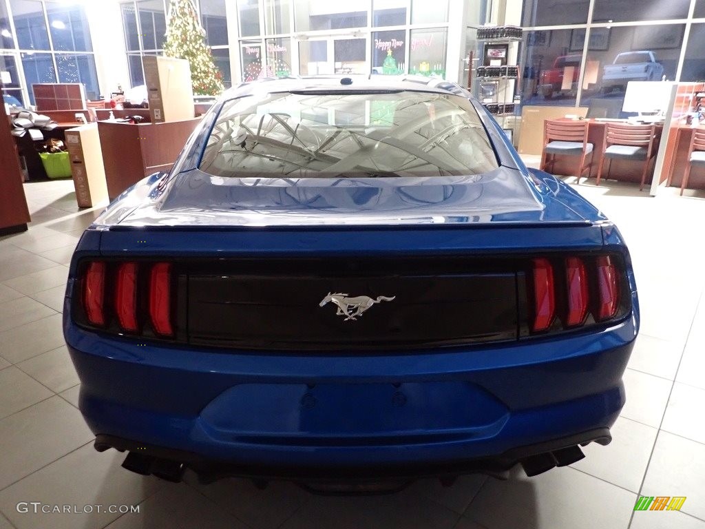 2019 Mustang EcoBoost Premium Fastback - Velocity Blue / Ebony photo #3