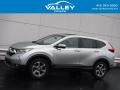 2018 Lunar Silver Metallic Honda CR-V EX-L AWD  photo #2