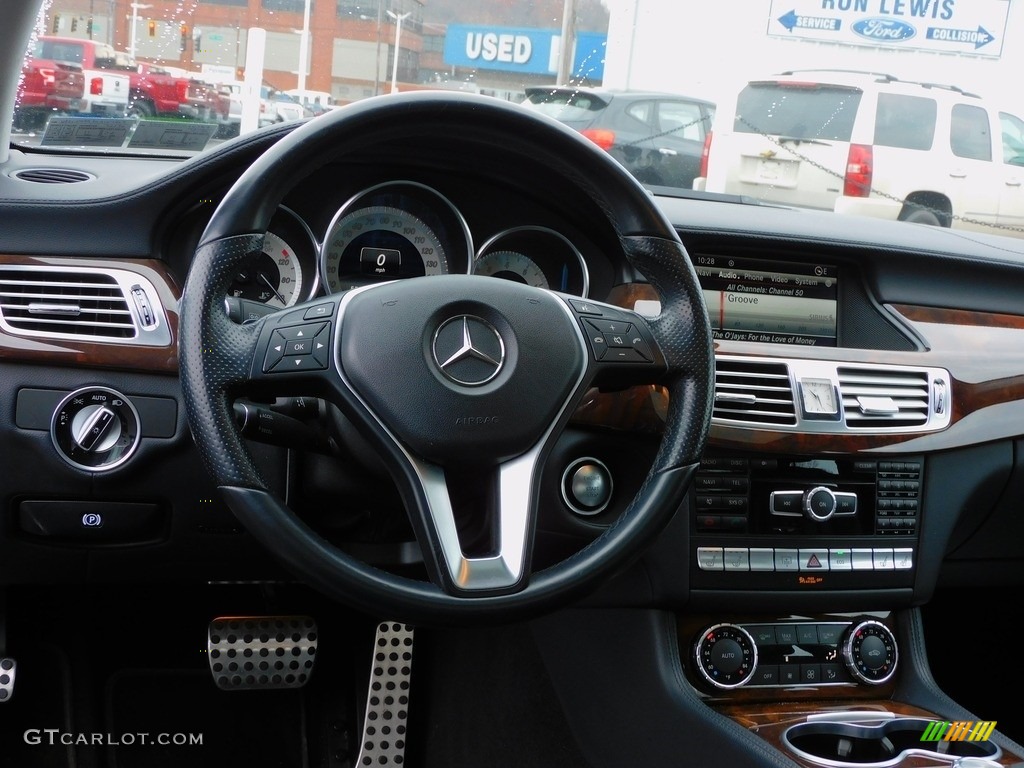 2014 CLS 550 4Matic Coupe - Black / Black photo #13