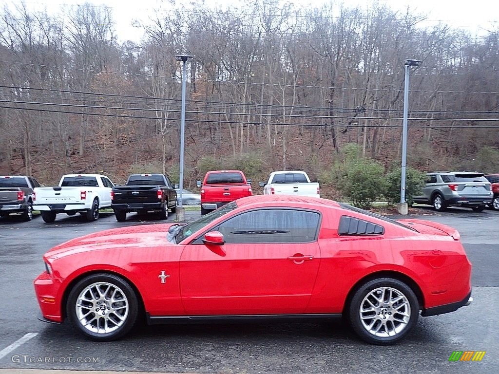 Race Red 2012 Ford Mustang V6 Premium Coupe Exterior Photo #143329880