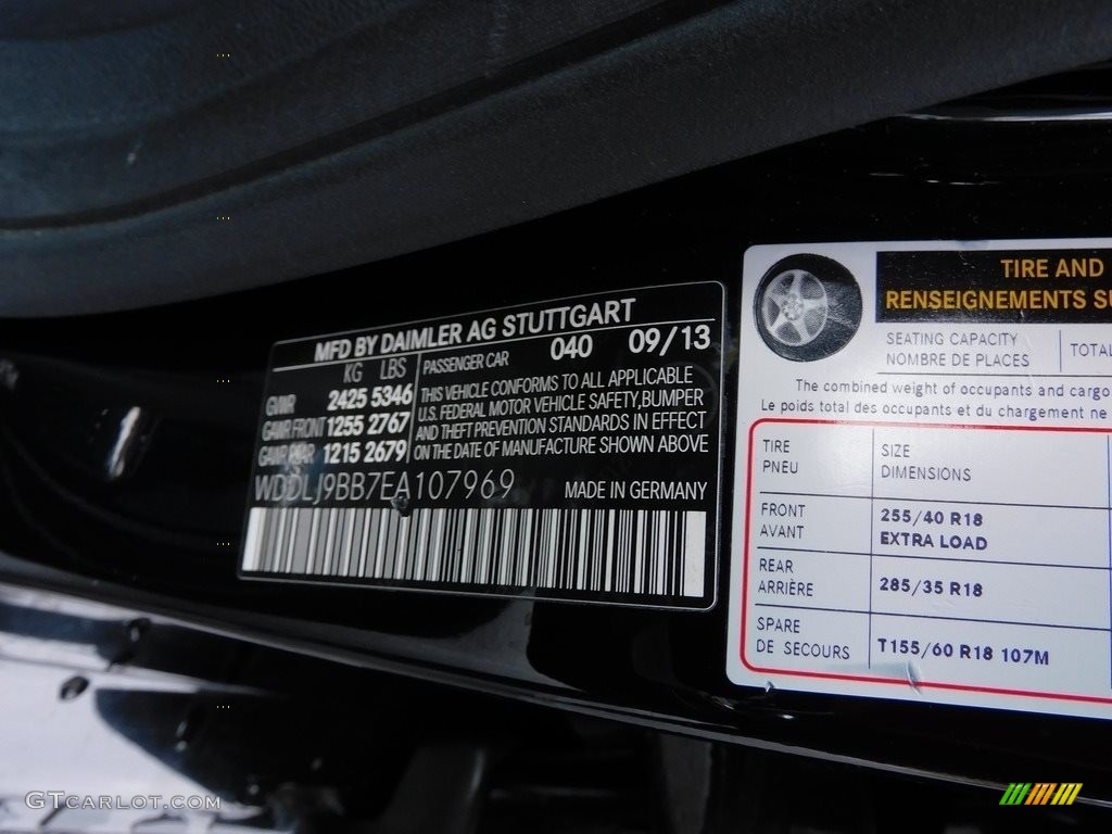 2014 CLS 550 4Matic Coupe - Black / Black photo #23