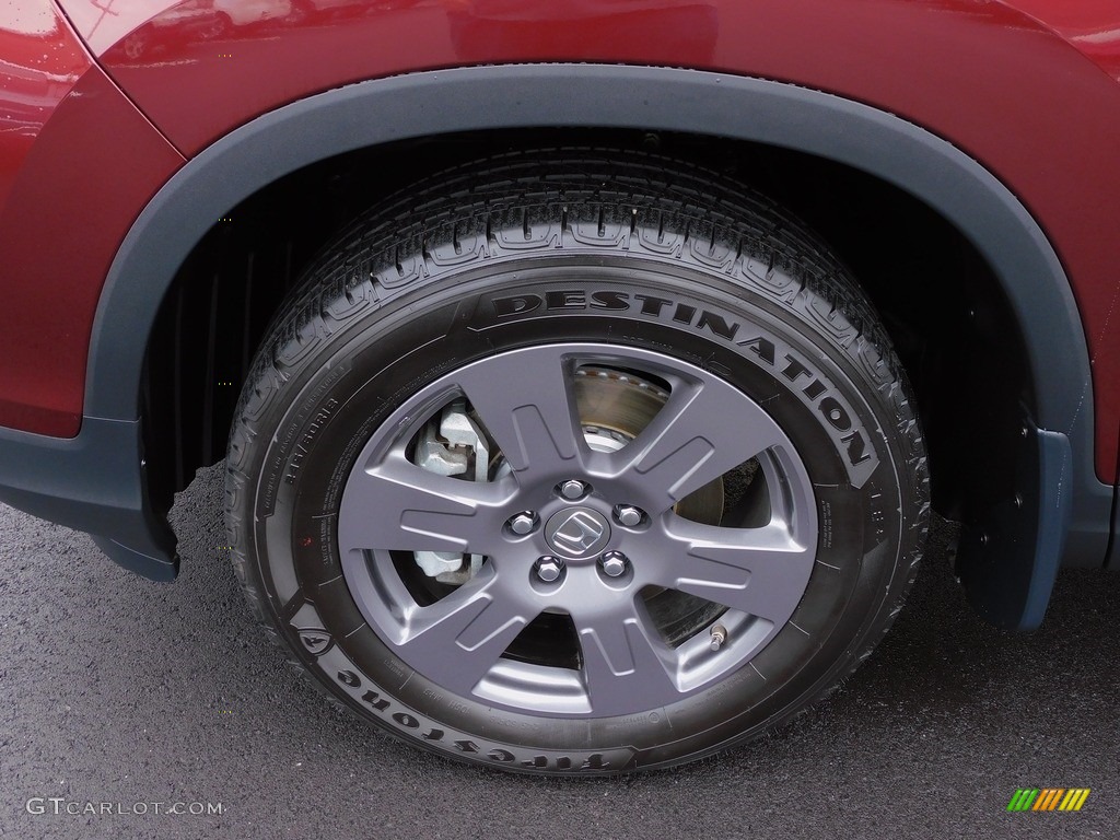 2020 Ridgeline RTL-E AWD - Deep Scarlet Pearl / Black photo #10