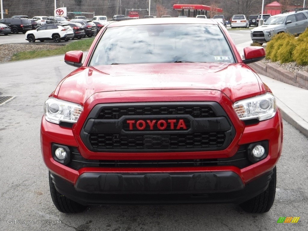 2019 Tacoma SR5 Double Cab 4x4 - Barcelona Red Metallic / TRD Graphite photo #11