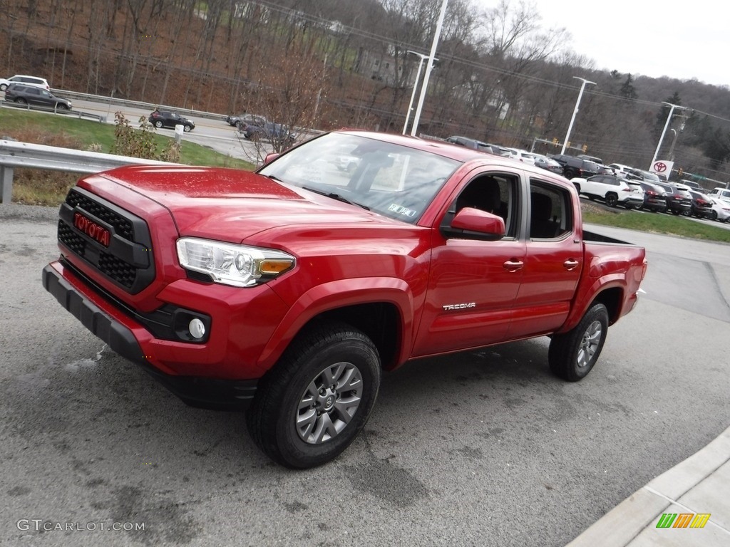 2019 Tacoma SR5 Double Cab 4x4 - Barcelona Red Metallic / TRD Graphite photo #13