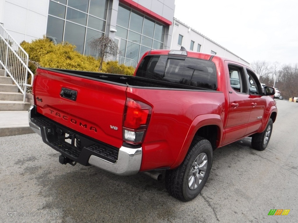 2019 Tacoma SR5 Double Cab 4x4 - Barcelona Red Metallic / TRD Graphite photo #18