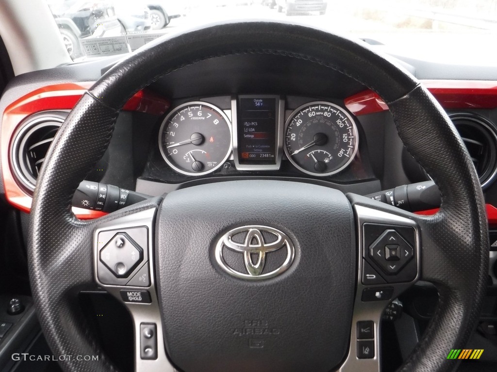 2019 Tacoma SR5 Double Cab 4x4 - Barcelona Red Metallic / TRD Graphite photo #28