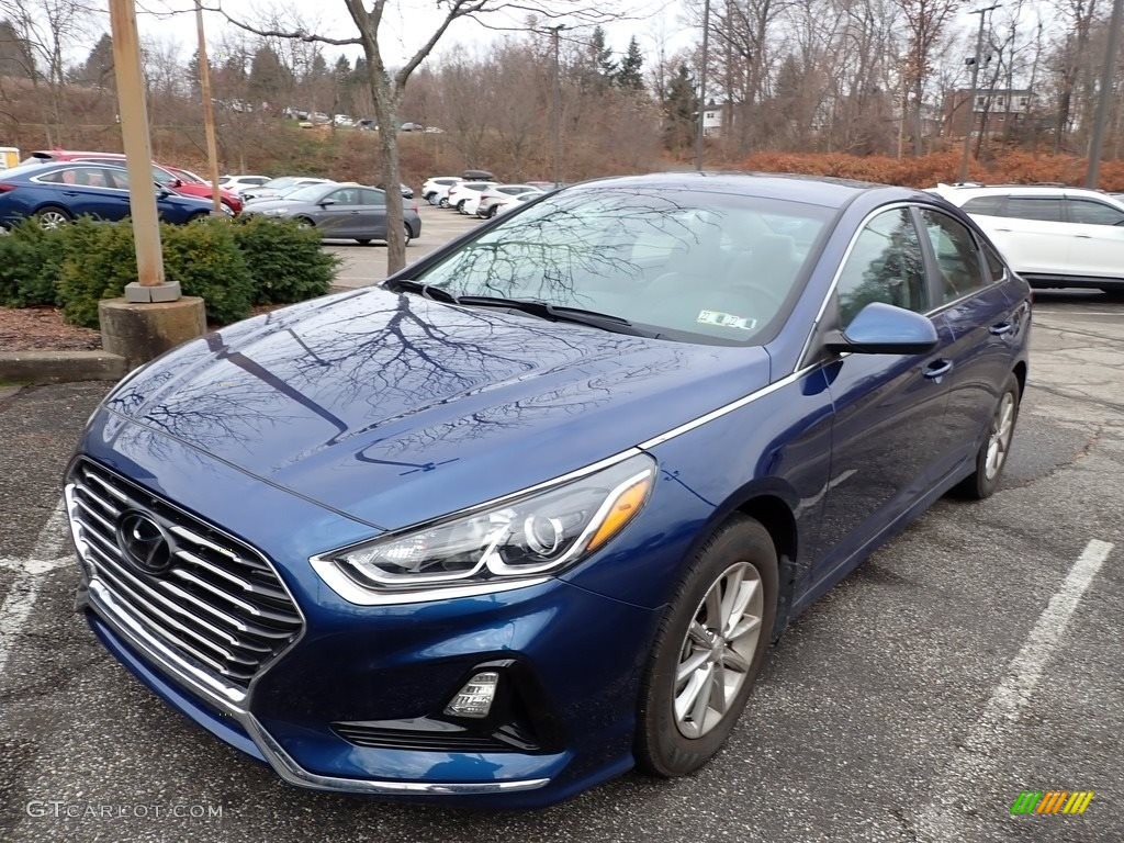 Blue Hyundai Sonata