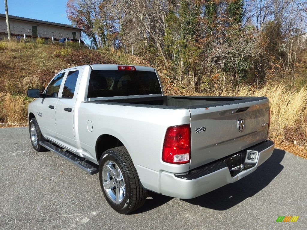 2017 1500 Express Quad Cab 4x4 - Bright Silver Metallic / Black/Diesel Gray photo #10