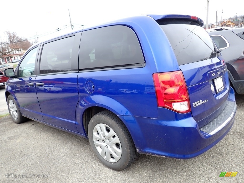 2019 Grand Caravan SE - Indigo Blue / Black/Light Graystone photo #2