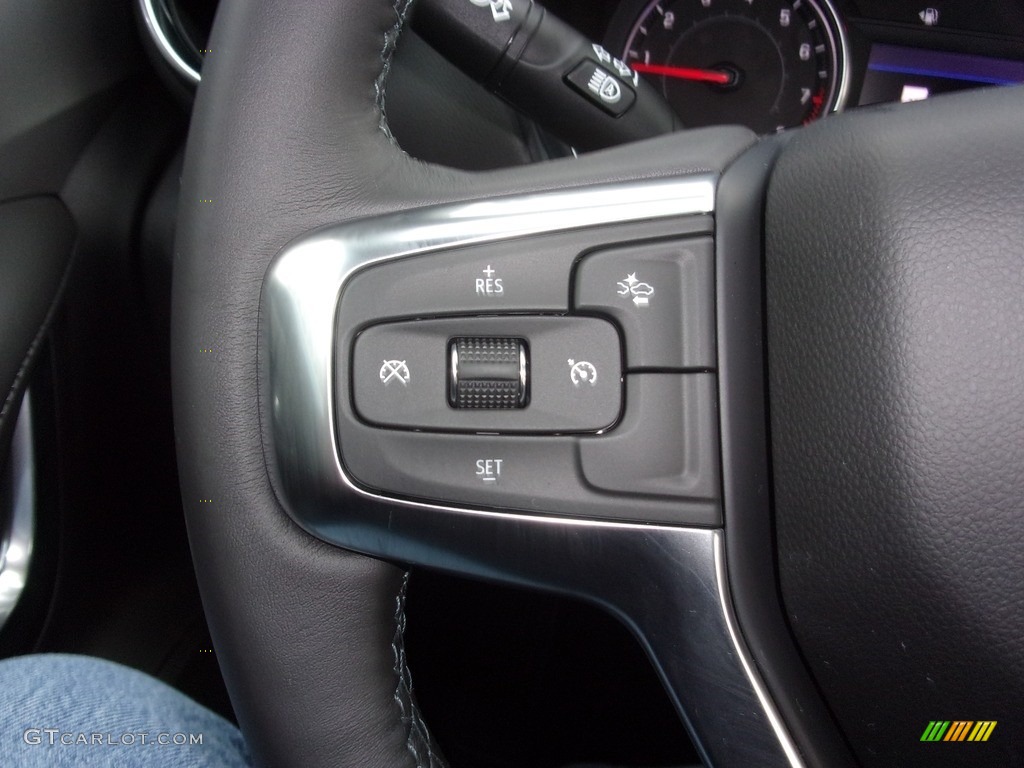 2022 Chevrolet Blazer LT AWD Jet Black Steering Wheel Photo #143331656